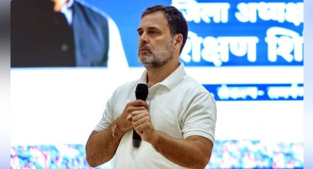 Rahul Gandhi addressing the media on Supreme Court order regarding Delhi-NCR stray dogs